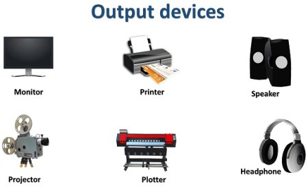 What are OUTPUT DEVICES?